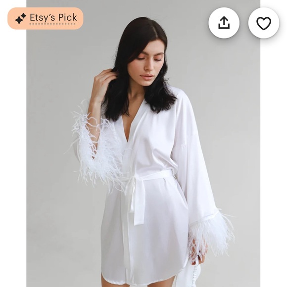 The RobeUA Silk Bridal Robe - Picture 4 of 16